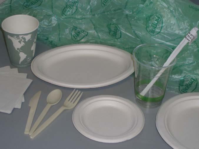 Compostable Plates, Utensils and Cups Compostable cups, plates and