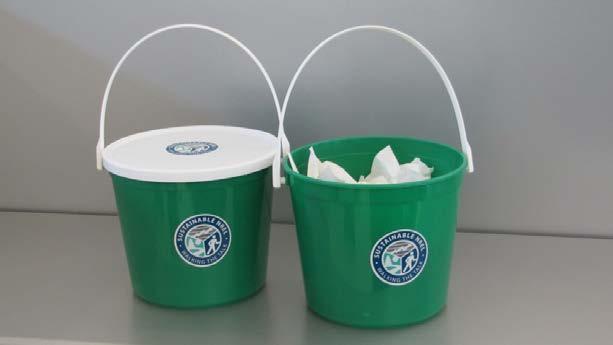 Small Green Buckets For the employees convenience, Sustainable NREL will supply a small green bucket to be used