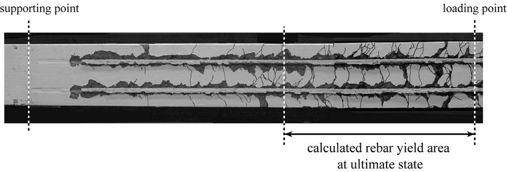 Figure 6 Crack pattern for beams R/S after experiment Figure 7 Lower surface of beam R-2 after experiment CONCLUSIONS In this paper, in order to overcome the drawbacks of reinforcing methods for