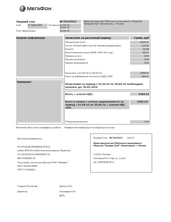 PAPER INVOICE EXAMPLES