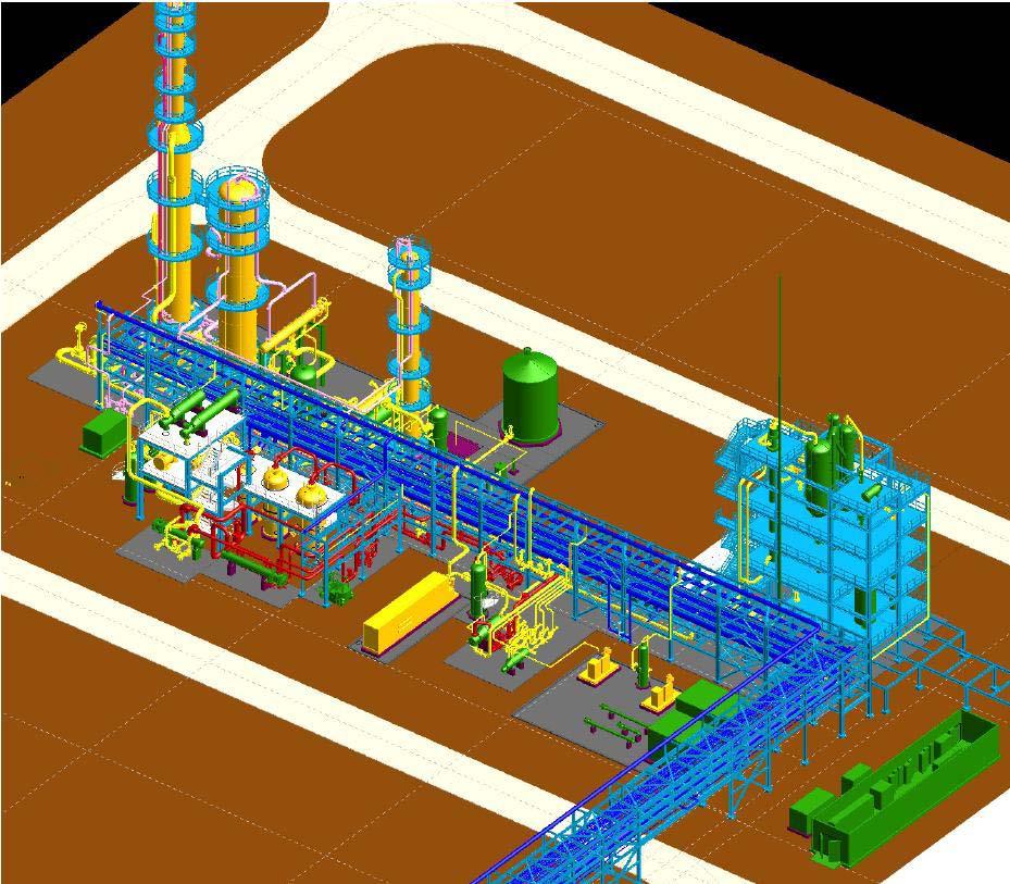3-D Model Demonstration Project Objectives Demonstrate RTI s technology to reduce capital costs, improve efficiency, and lower the carbon footprint of advanced gasification Mitigate design and