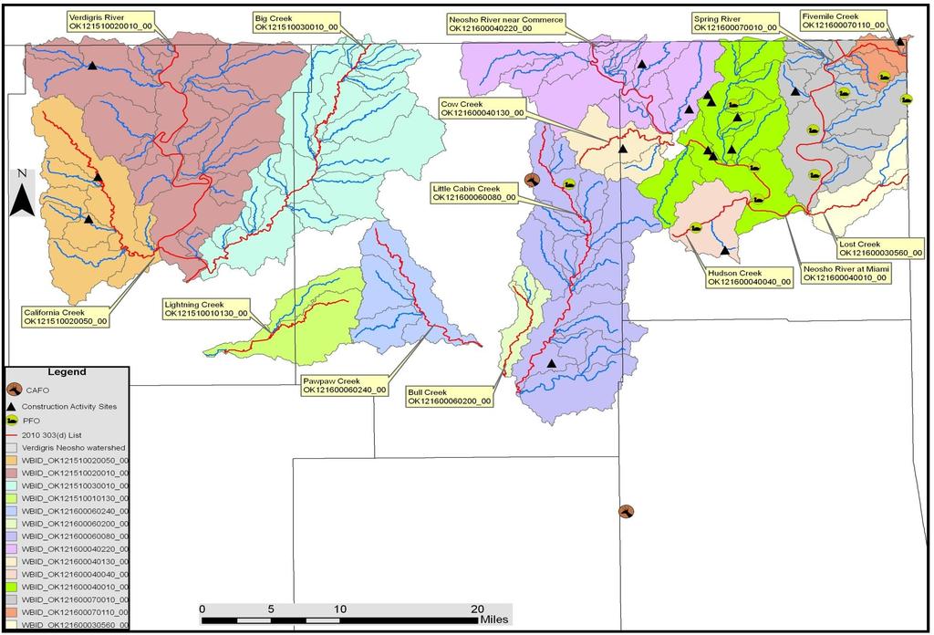 Pollutant Source Assessment Figure 3-2 Locations of NPDES-Permitted CAFOs,