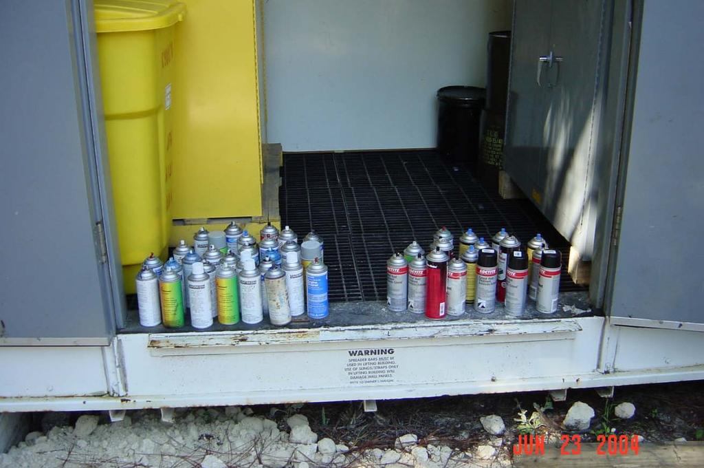 Aerosol Cans RCRA regulations require that, unless relieved of pressure, aerosol cans