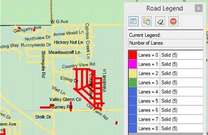TAMC Data Quality Control Guide, continued Step 3: Spot-check number of lanes using the Roadsoft web integration tool, cont d. e.