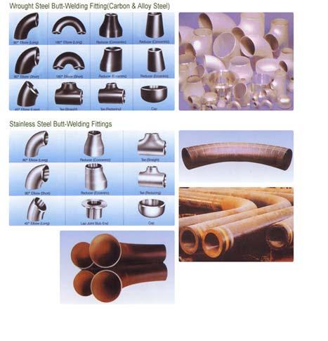 PIPE FITTINGS TYPE ELBOW, TEE, REDUCER, CAP, STUB-END, OUTLETS & ETC. MATERIAL -CARBON STEEL : A234 WPB, WPC, A420 WPL6/A105... & THE EQUIVALENT ACC. TO ASTM, ASME, DIN, JIS, BS & ETC.