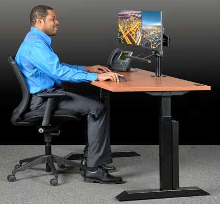 Ergonomics & comfort Compass sit-to-stand options Eaton understands the growing trend of flexible working hours and team