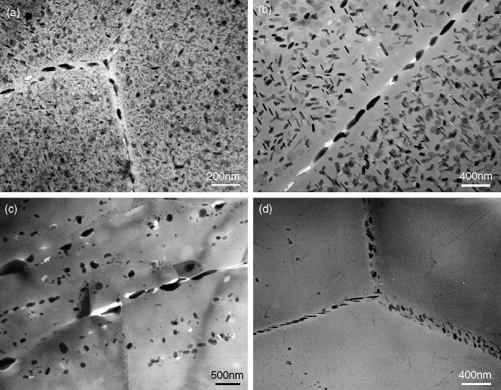 Corrosion Properties of FS welds (a) (b) (c) (d) Precipitate microstructures in the grain interior and along grain boundaries in a 7050 T6 FSW : (a) parent