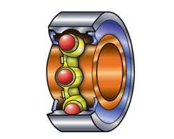 precisions bearings are usually paired as the angular constraint of a single bearing
