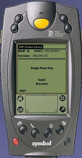 VIP Delivery Palms Symbol PDT 1700/1800 Paperless invoices GPS Tracking Built in RF scanners DEX capable