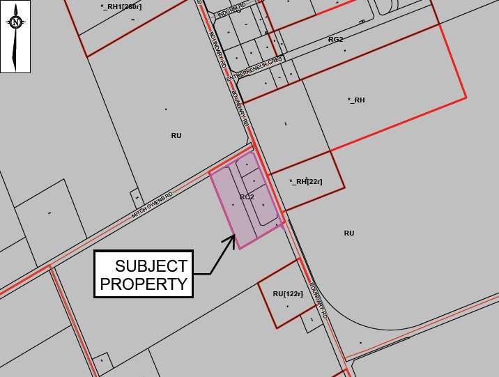 3.3 CITY OF OTTAWA ZONING BY*LAW 2008*250 The subject property is currently zoned RC2 (Rural Commercial Zone % Subzone 2), in the City of Ottawa Zoning By%law 2008%250 (see Figure 4).