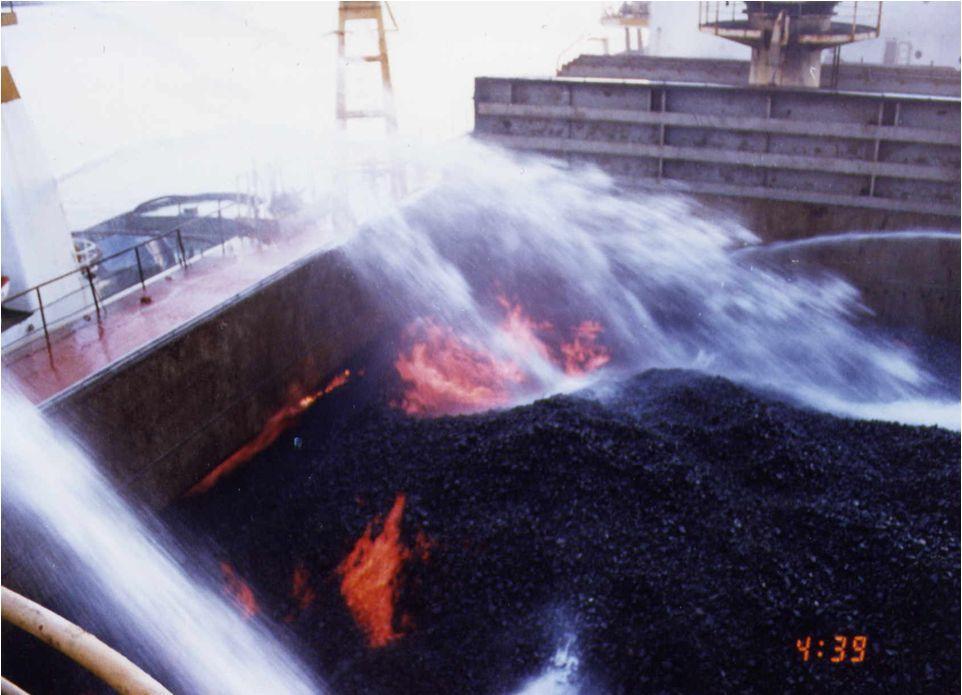 Coal fire in