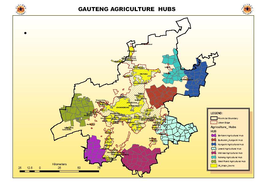Agriparks / Agrihubs Protect Areas of High Potential Agricultural Land 7 Agricultural Hubs are Agricultural Development Zones delineated to protect