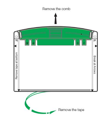 a. 2. Set the gel holder to the open position on a clean, flat surface a. 3. Place the cassettes with the wells of the gel facing inward.
