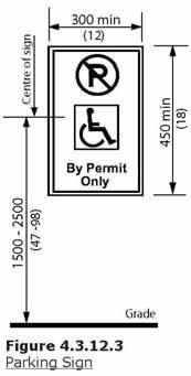 4.3.12 PARKING 4.3 OTHER AMENITIES Accessible parking spaces shall be designated as being reserved for use by persons with disabilities.