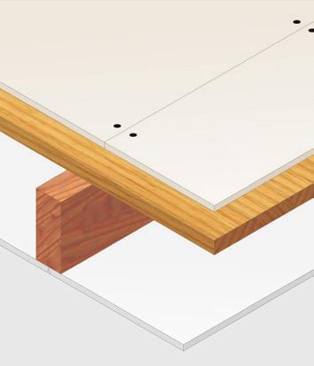 Chapter : Ceilings, Floors and Roofs Timber Floors and Roofs FIRE FROM ABOVE AND BELOW 0 minutes fire rating, loadbearing capacity, integrity and insulation in accordance with the criteria of BS :