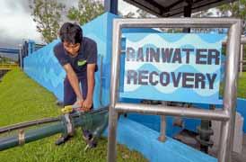 PHILIPPINES Recovering and reusing rainwater Our Lipa factory has constructed a system that collects rainwater from catchment areas, such as the Coffee- Mate warehouse