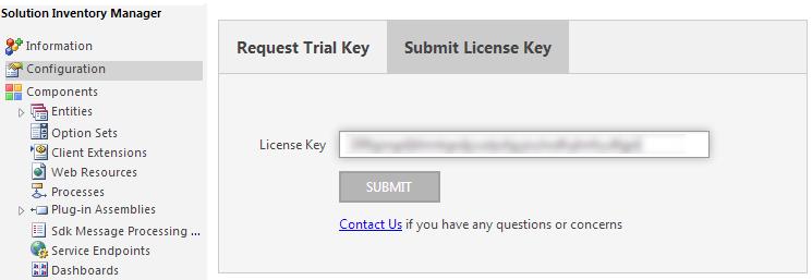 Enter the License key received on email