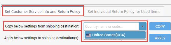 You can also input your return policy details, which will be displayed on your seller store page on the website. 1.