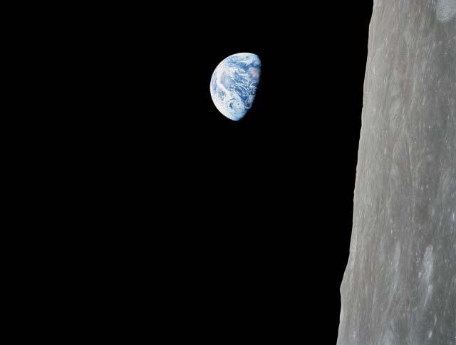 Earthrise from Apollo 8 (December 24, 1968) We came all this way to explore the moon and the most