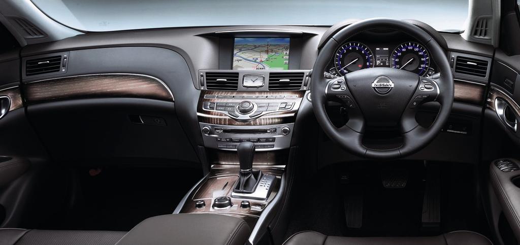 Here are some examples with the interior of the Infiniti M.