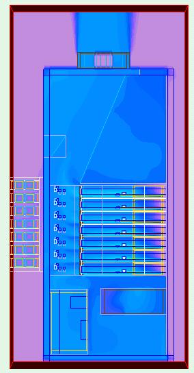 AMD Rack Level Validation by Electric Heaters BiTS 2002, Mar 6, 2002 Condition Ambient Temperature 30 Deg C Exhaust Fan Speed - 1300cfm Thermal Load per tray 1200watts Number of Trays per rack - 7