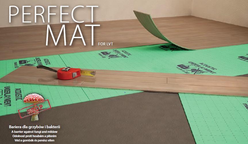 Product Description - Perfect Mat 1,5 mm PERFECT MAT 1,5 mm they are perfect for Luxury Vinyl Tiles flooring (LVT) Installation.