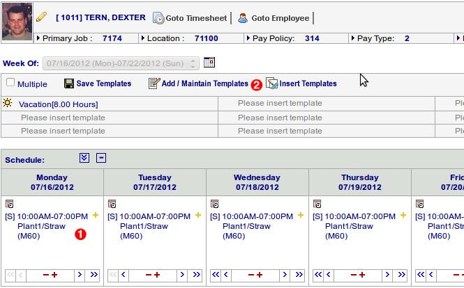 5.0 Scheduler 5.0 Scheduler Both employee scheduling and requests are handled through the Scheduler page in NOVAtime 4000.