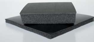 This foam facing also acts as a decoupler, breaking and separating vibrations between the two materials.