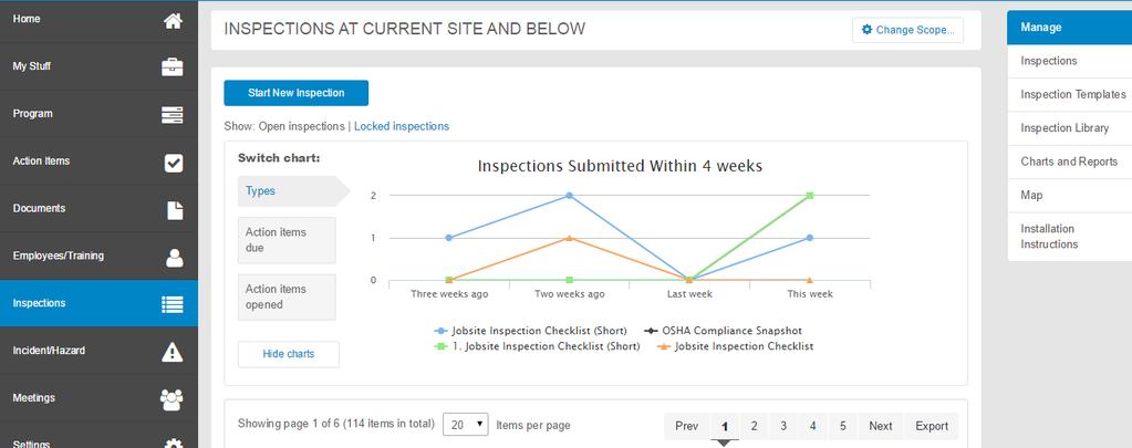 [Title] Inspection, Incident, and Meeting Reporting