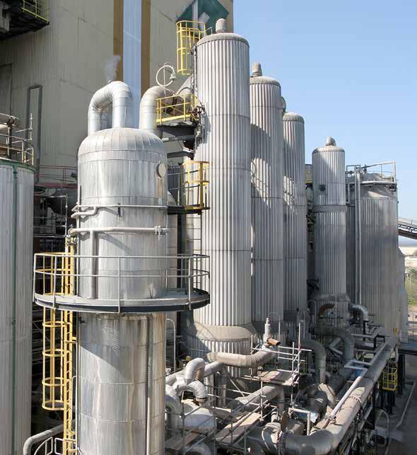 Klabin Paraná Papéis, Monte Alegre, Brazil Evaporation upgrade including REVAP Super Concentrator. Capacity: 770 tons/h, 80% DS.