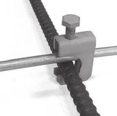 Connecting clamp for reinforcements for connection of flat and round conductors to the reinforcement Art. No.
