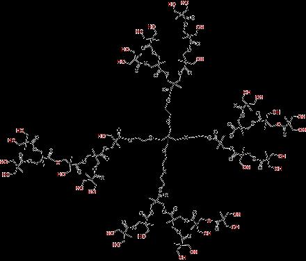 Reaction Route B Reaction of hydroxyl dendrimer with isocyanated