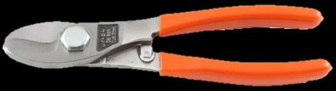 Cable Cutting Tools Cable Cutting Tools, Fuse Testers & Fuse Pullers Cuts: Cuts: Up to 4/0 cable 10 gauge to 350MCM cable Offset bite which eliminates frayed Clean scissor ends and action cuts
