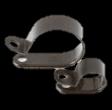 Vinyl Coated Clamps An easy way to secure cables while reducing vibration. Made of galvanized steel with a vinyl cover.