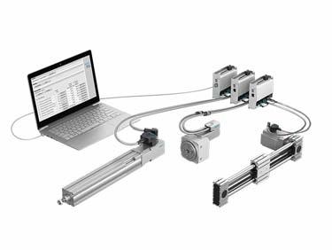 system. Customers simply integrate The Festo servo press solution into the press-fitting application. The operating software is ready to use as soon as system integration is complete.