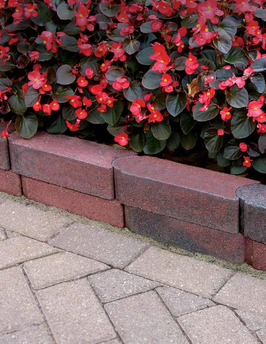 EDGERS Our concrete landscaping edgers come in a multitude of colors and styles to meet your landscaping needs.
