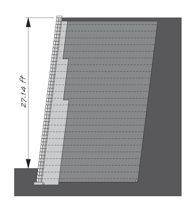 8.0 Tall Wall Considerations Best Practices for Allan Block Segmental 8.1) Tall Wall Considerations are to be employed with structures rising to a height of between 10 15 feet (3 4.