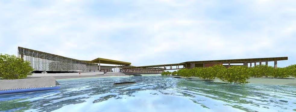 Kiss + Cathcart is primarily responsible for the planning and design of the Mangrove Area and Eco Agriculture The Client: Aldar The Team: Kiss + Cathcart, Architects Kling Stubbins