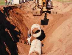 A polyethylene pipe installation is determined to be appropriate when deflection, buckling and bending calculations are within acceptable limits.