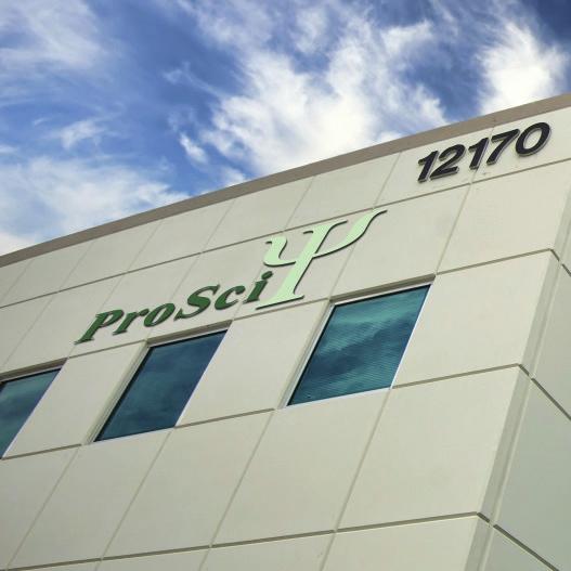 CORPORATE HEADQUARTERS ProSci Incorporated 12170 Flint Place Poway, CA 92064