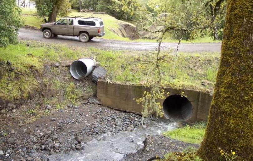 Culvert must be sized accordingly.