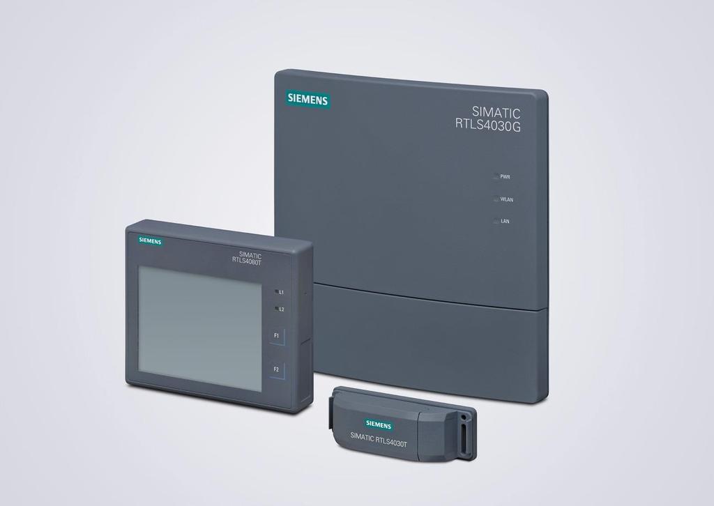 From the transponder to the finished solution The new Simatic RTLS offering from Siemens encompasses all the components and services required to engineer, deliver and commission a locating solution.