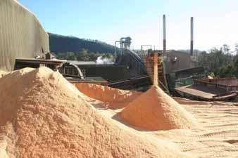 Wood based Biomass Types Primary mill residues Wood materials and bark generated at manufacturing plants (primary wood using mills) when