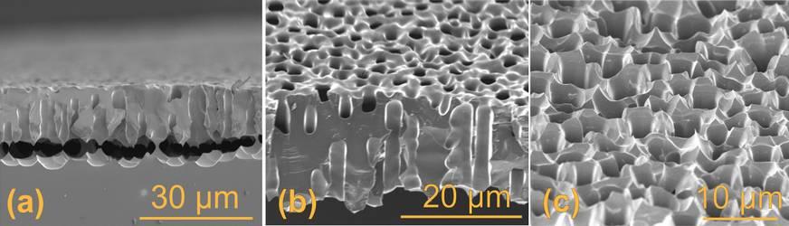 Macroporous Si (MacPSI): a new thin-film solar cell absorber No expensive tool required for splitting and no epitaxy!