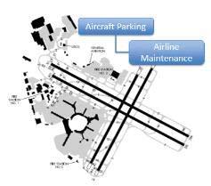 Airport s operation. Exhibit H.1-3 summarizes the spatial relationship and geographic preference considerations. EXHIBIT H.