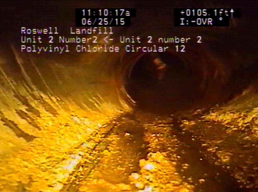 Final Plug for Video Inspection of Leachate Collection Systems 54