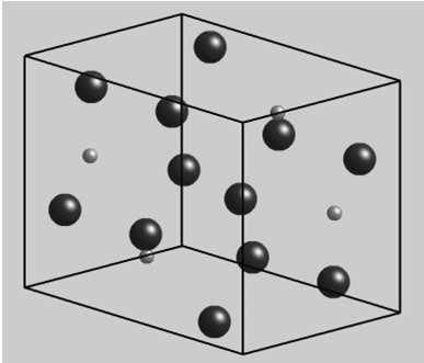 The crystal structure is also BCC but the lattice parameter is 2.93 A for pure Fe. 2. Austenite(γ) is an iron solid solution in which small amounts of carbon atoms can dissolved.