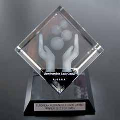 2012 European Responsible Care Award Since 2011 OHSAS 18001:2007 2011 Nomination for Daphne