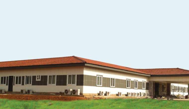 MARKETING OFFICES INDUSTRIAL ACCOMMODATIONS SMART STEEL BUILDINGS Location: Keonjhar Area: 19,950 sqft Type of Building: