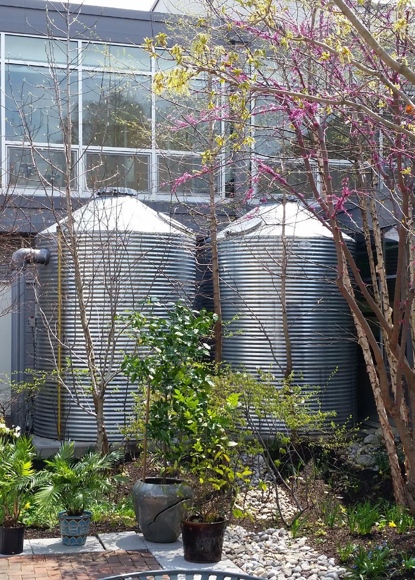 Philadelphia Water Stormwater Management Guidance Manual Cisterns Description Cisterns are storage tanks, located either above or below ground, that hold rainwater for beneficial reuse.